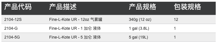 Fine-L-Kote 參數(shù)
